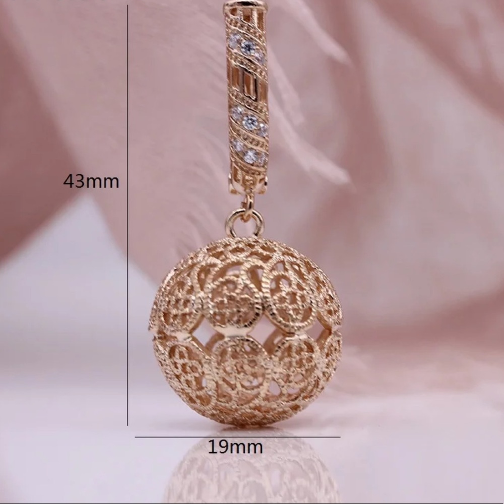 Gold Plated Earrings - Picture 2 of 5